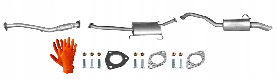 Nissan Patrol 3.0 Td 4WD 116 kW (od 06/1999) Výfukový Systém