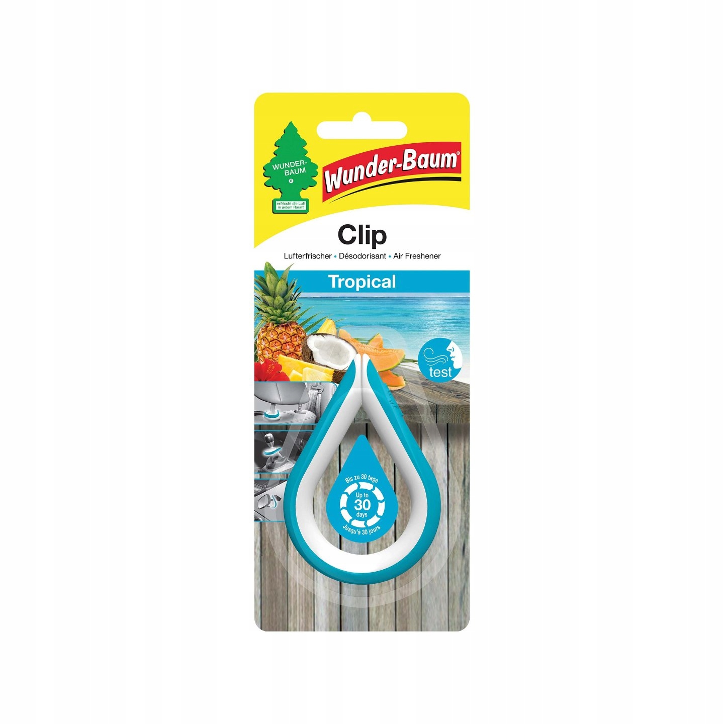 

Zawieszka Zapachowa Wunder Baum Clip Tropical