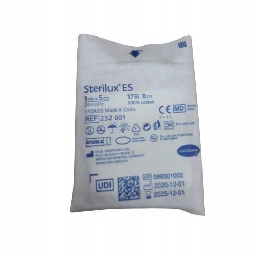 

Sterilux Es Kompres jałowy 12 warstwowe