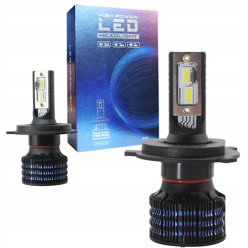 

Żarówki Led H4 Csp iRacing +500% 100W 20000LM E11