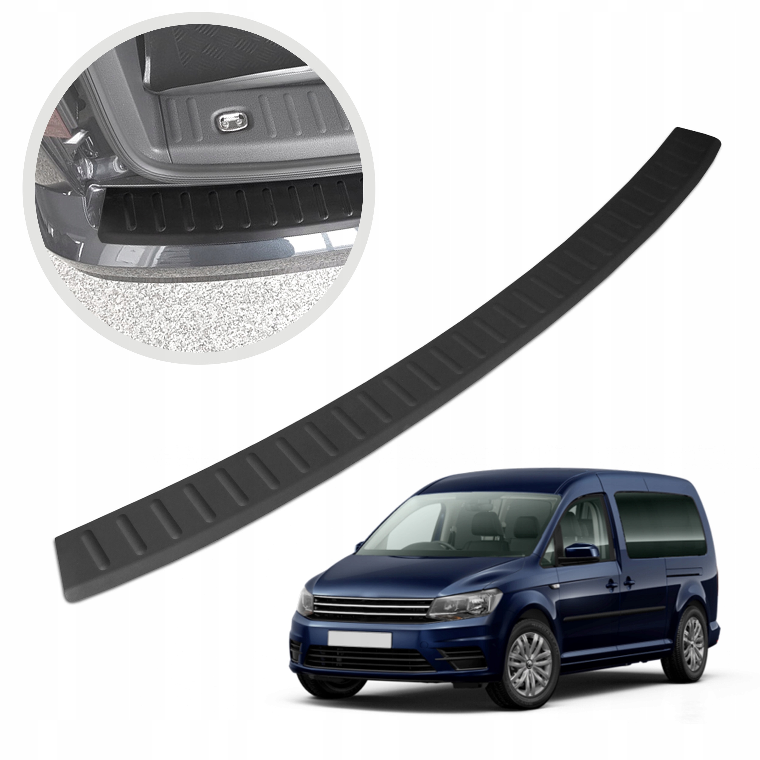 Ochranná lišta na zadný nárazník pre Vw Volkswagen Caddy 2015-2020