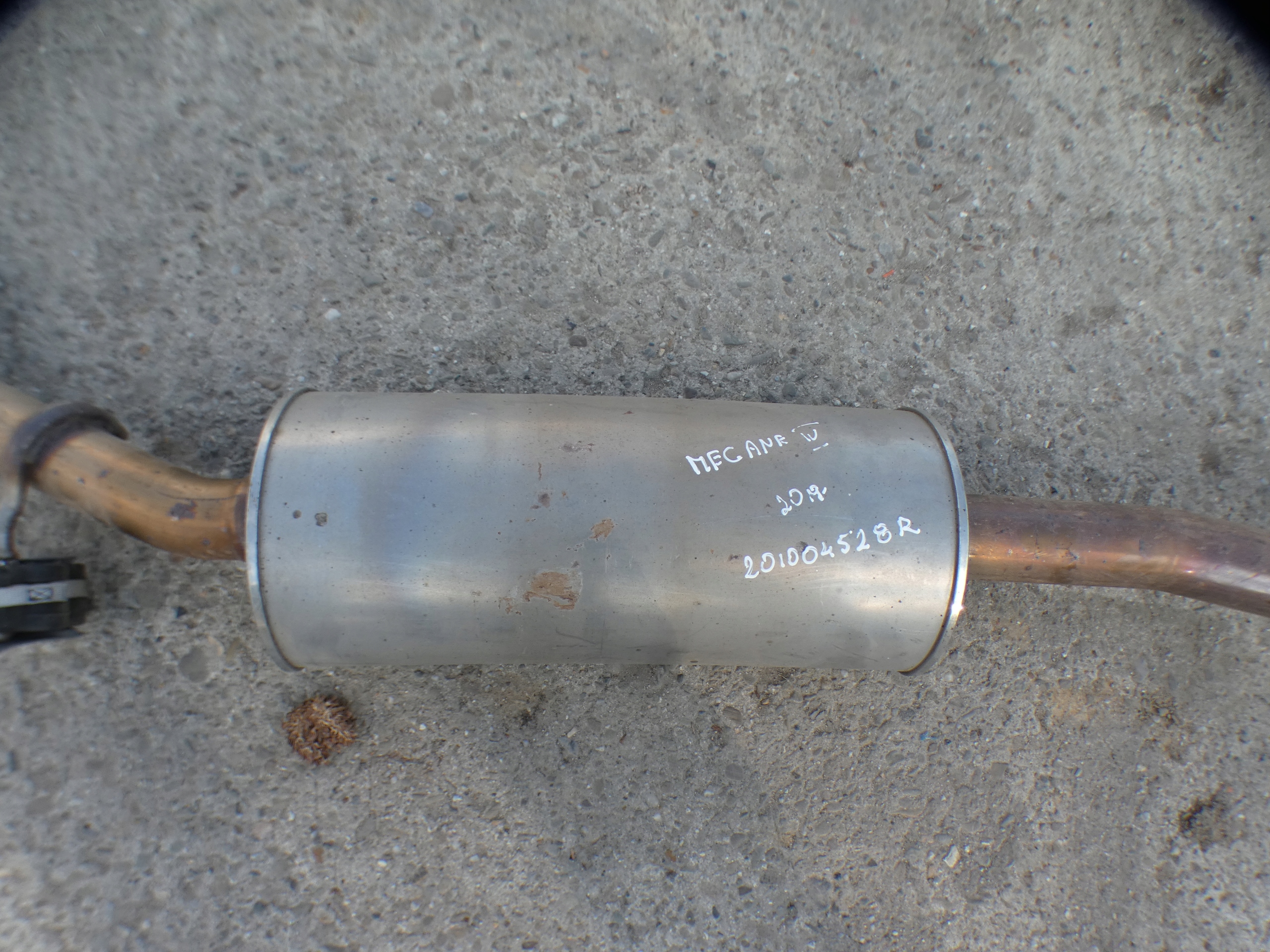 muffler, exhaust RENAULT MEGANE IV 1.5 DCI 2018R