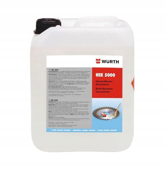 WURTH KONCENTRAT DO USUWANIA ZYWICY HEK 5000 5L