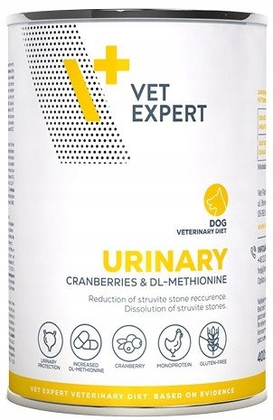 Vlhké Krmivo Veterinární Vet Expert Urinary pro psa 400g 24ks