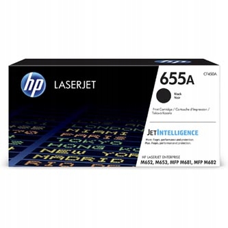 Hp toner CF450A, black, 12500s, Hp 655A