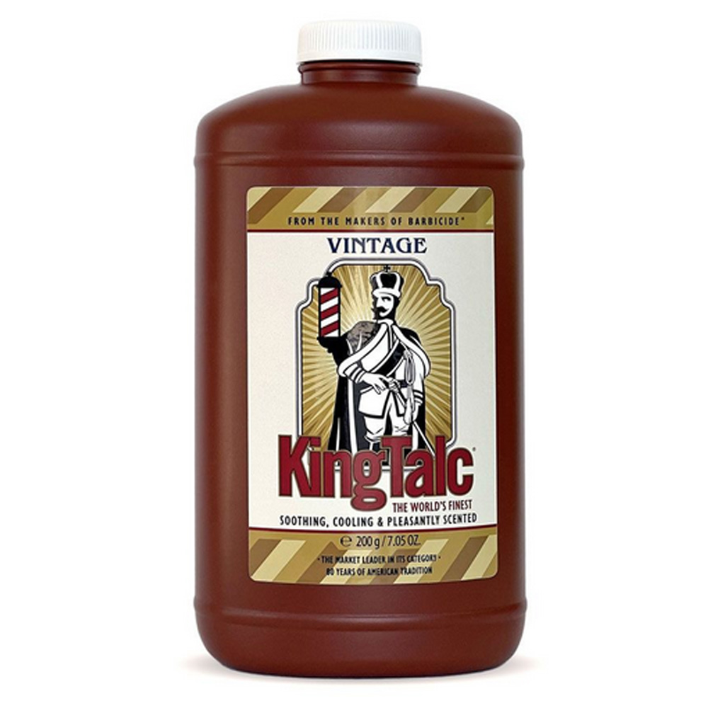 

King Talc Talk Fryzjerski Barberski 255g Vintage