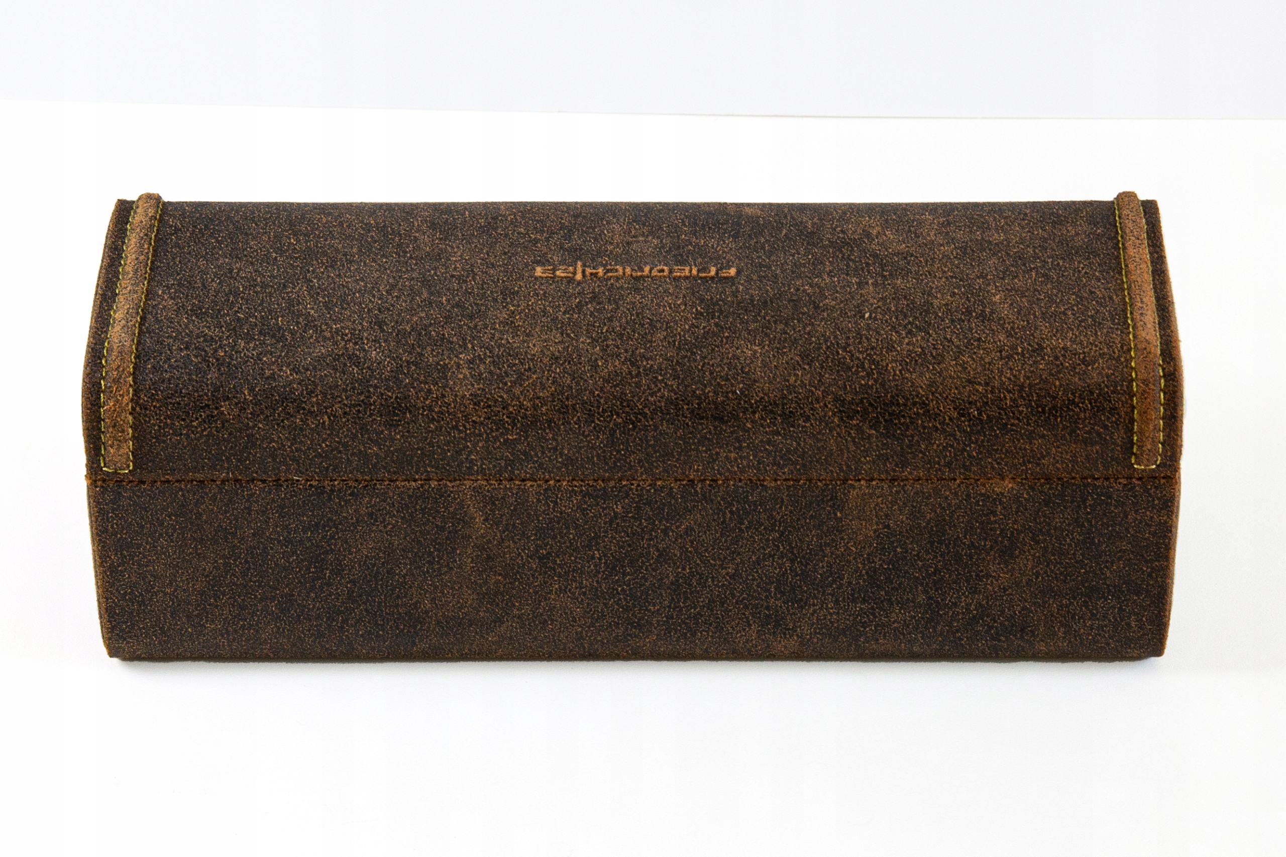 Etui, pudełko skórzane na 4 zegarki Cubano brąz Model Cubano