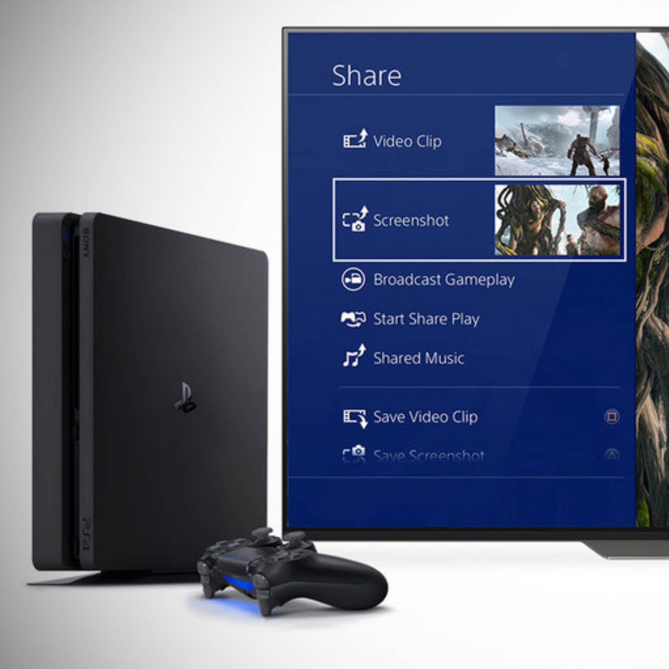 Konsola PS4 SLIM 500 GB PlayStation 4 |2xPAD Akcesoria | Prezenty + GW 12mc Dysk / wbudowana pamięć 500 GB