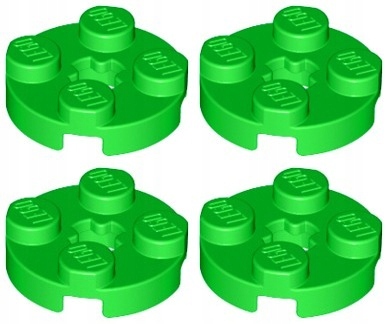 

Lego 4032 Płytka 2x2 zielona jasn Nowa (1g) 4 szt.