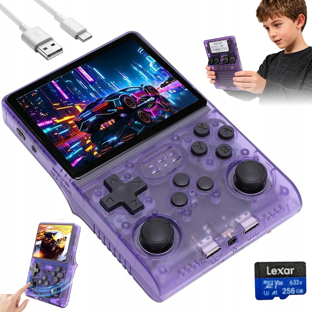 Inteligentny Przenośna Konsola Do Gier Retro Ekran 3.5CALA Ponad 30000 Gier
