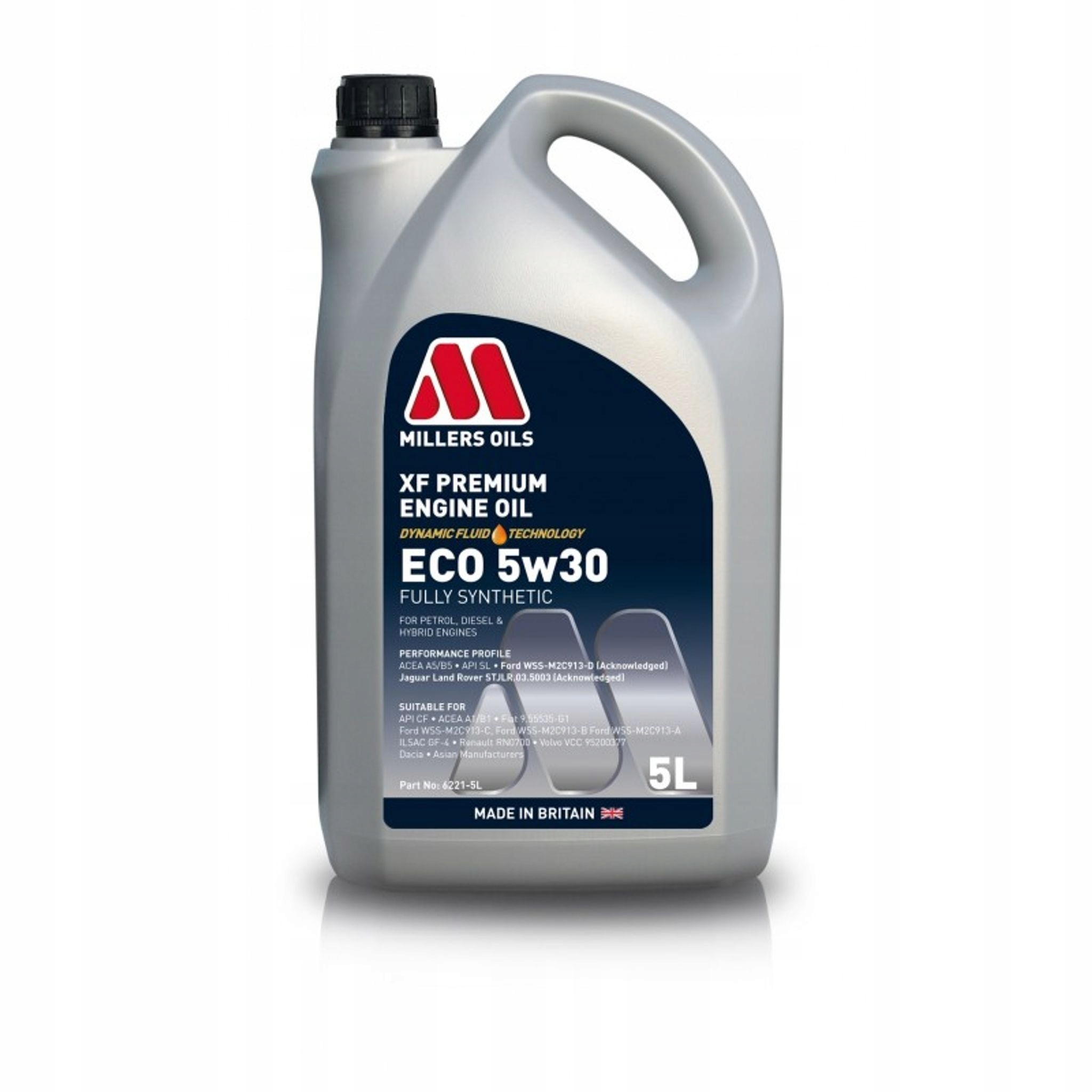 Motorový olej Millers Oils Xf Premium Eco 5 l 5W-30 6221