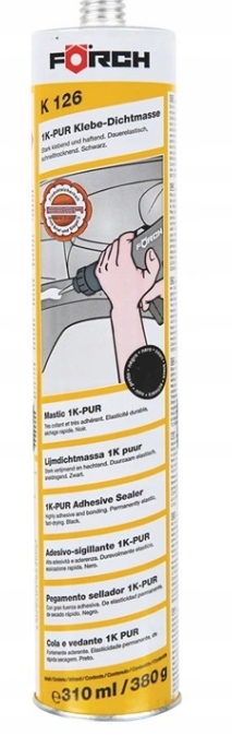 

Forch K126 Masa Klejąco-uszczelniająca Czarny 310m
