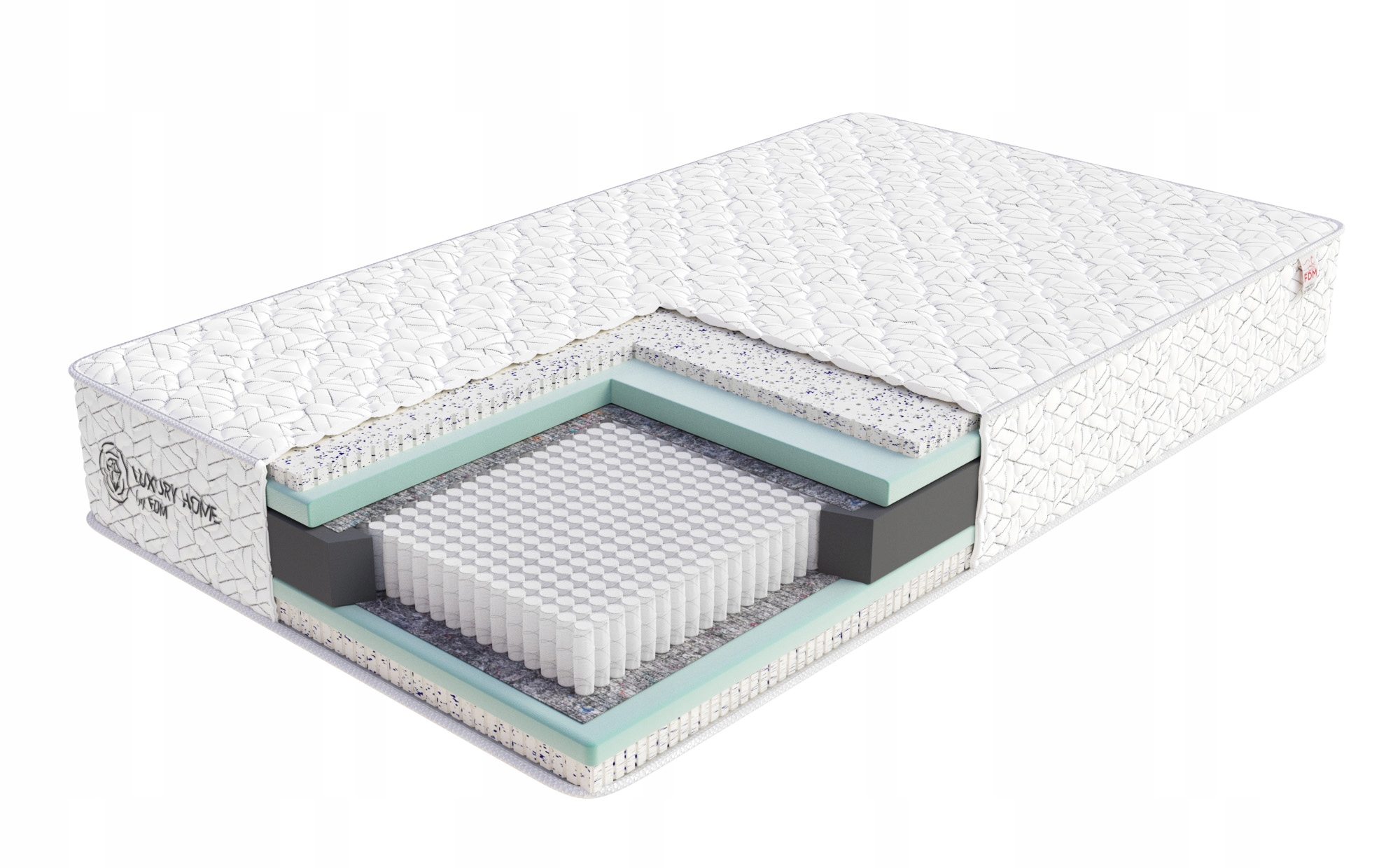 Matrace 160x200 Micropocket latex Ocean Blue Gel Naturalis Restoni