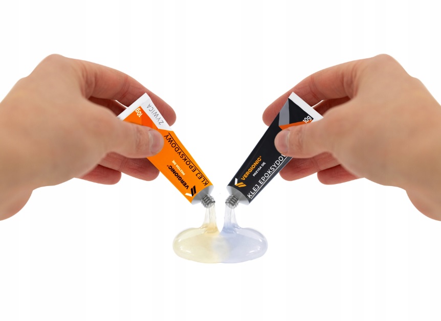 ŻYWICA KLEJ PŁYNNY DWUSKŁADNIKOWY EPOKSYDOWY MOCNY KLEJENIA GUMY I TWORZYW Pojemność 10 ml