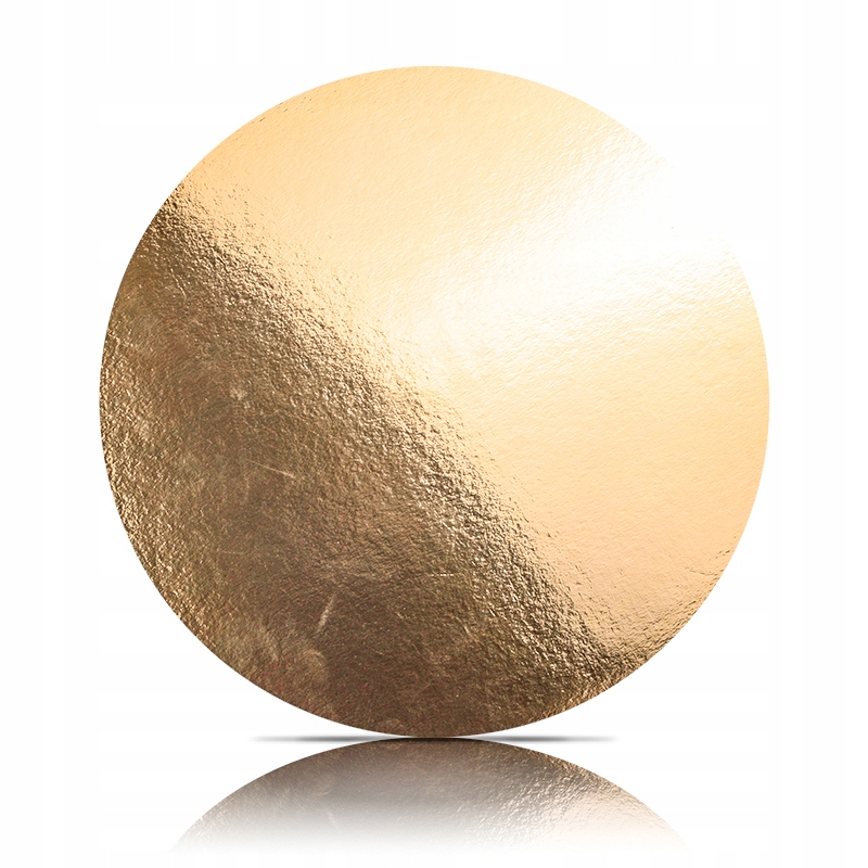 Podkład Okrągły pod Tort średnica 28cm Złoty, 100 sztuk