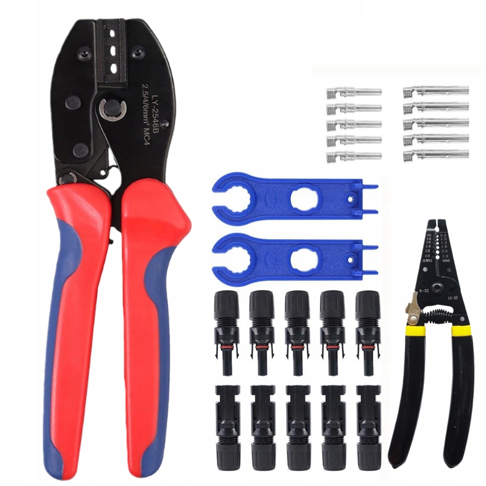 Klíčová Svorka Odizolační Kleště MC4 Pv Sada Solárního Fotovoltaického Zařízení