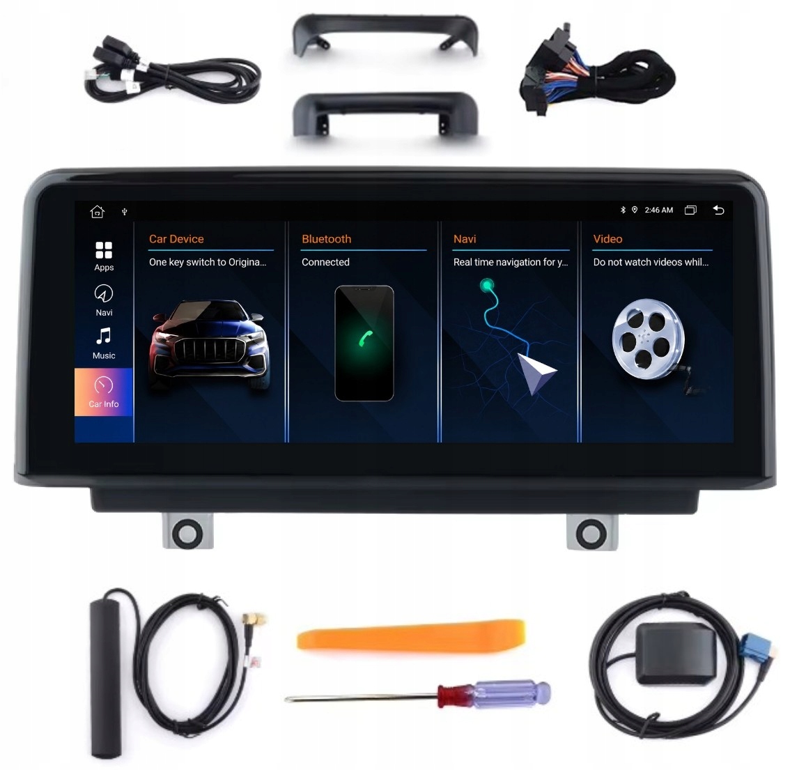 Android Monitor Bmw Řady 1 F20 F21 3 F30 F31 F34 8 Gb Carplay Lte