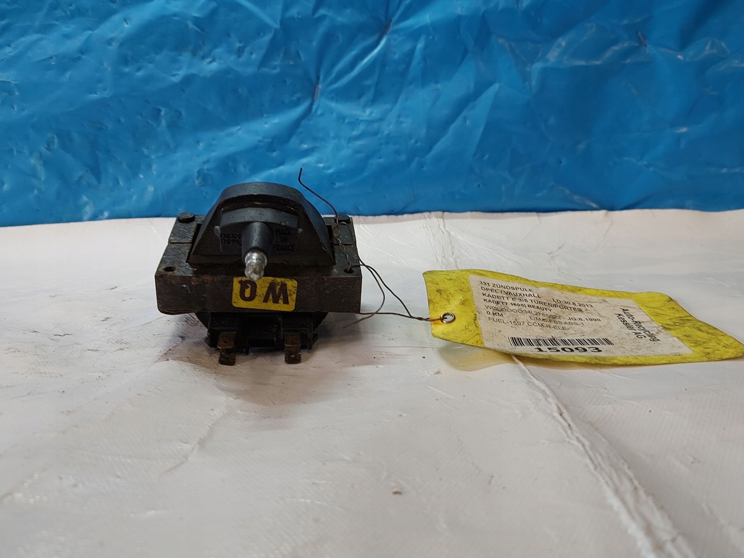 coil ignition OPEL KADETT 1.6 B DELCO REMY WQ