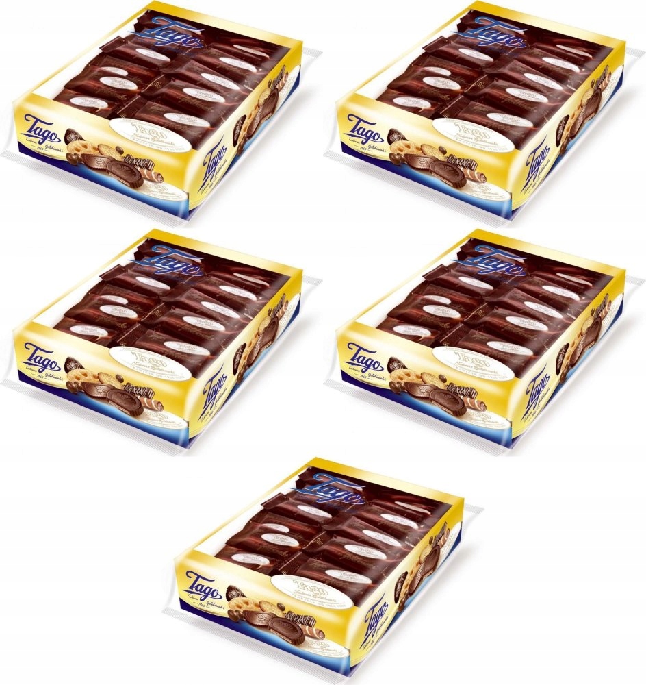 Ciastka kruche Tago, korzenne pakowane pojedynczo, 600g x 5 Opak