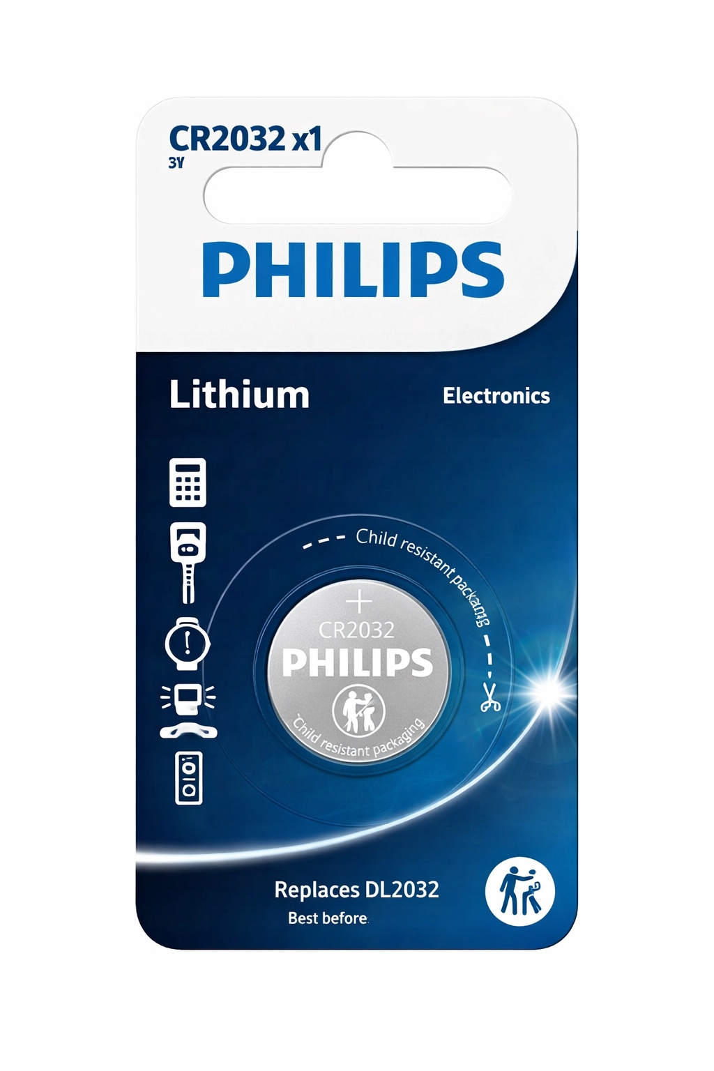 Bateria CR2032 guzikowa 3V Philips
