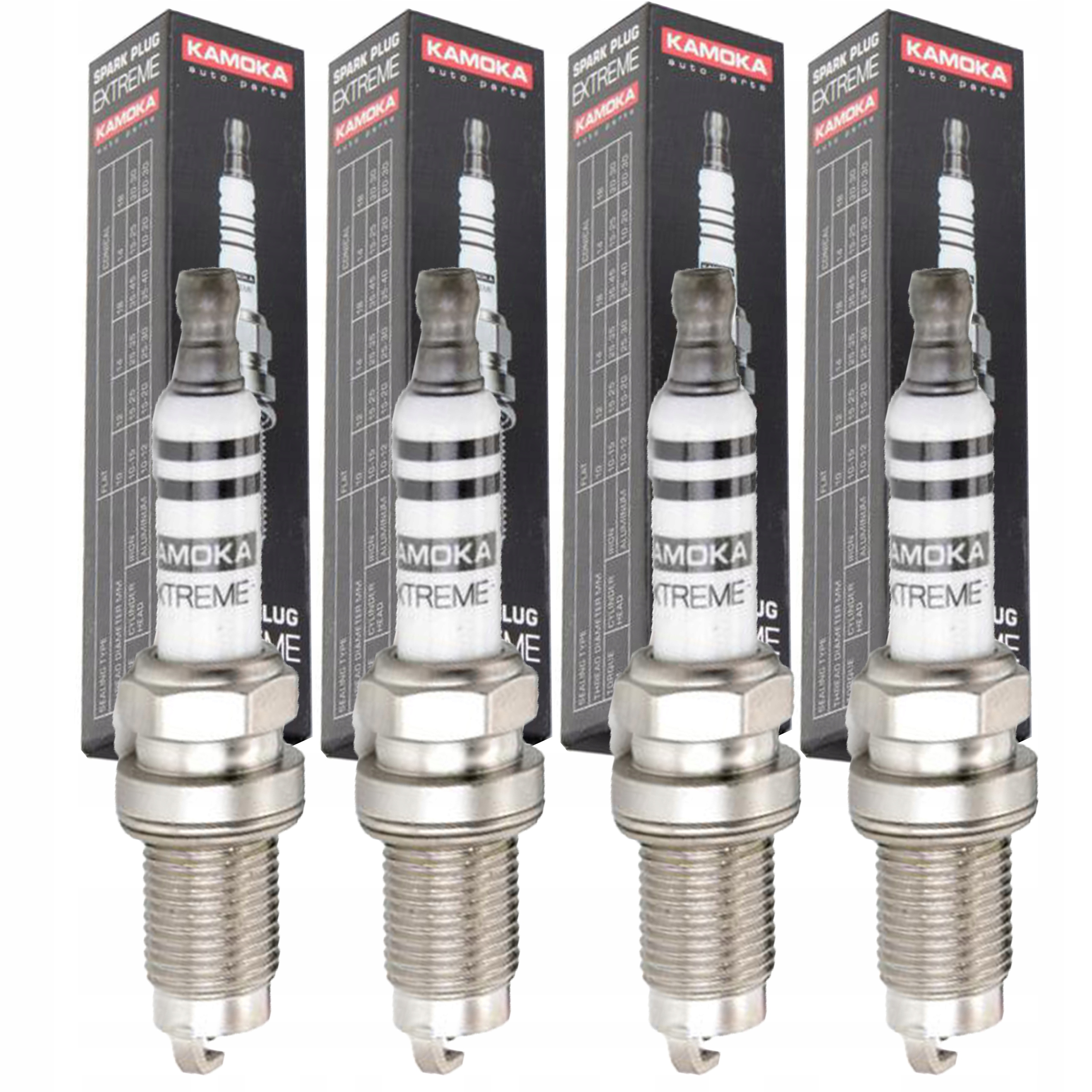 4X ŚWIECA ZAPŁONOWA PLATYNOWA SKODA FABIA II 1,2