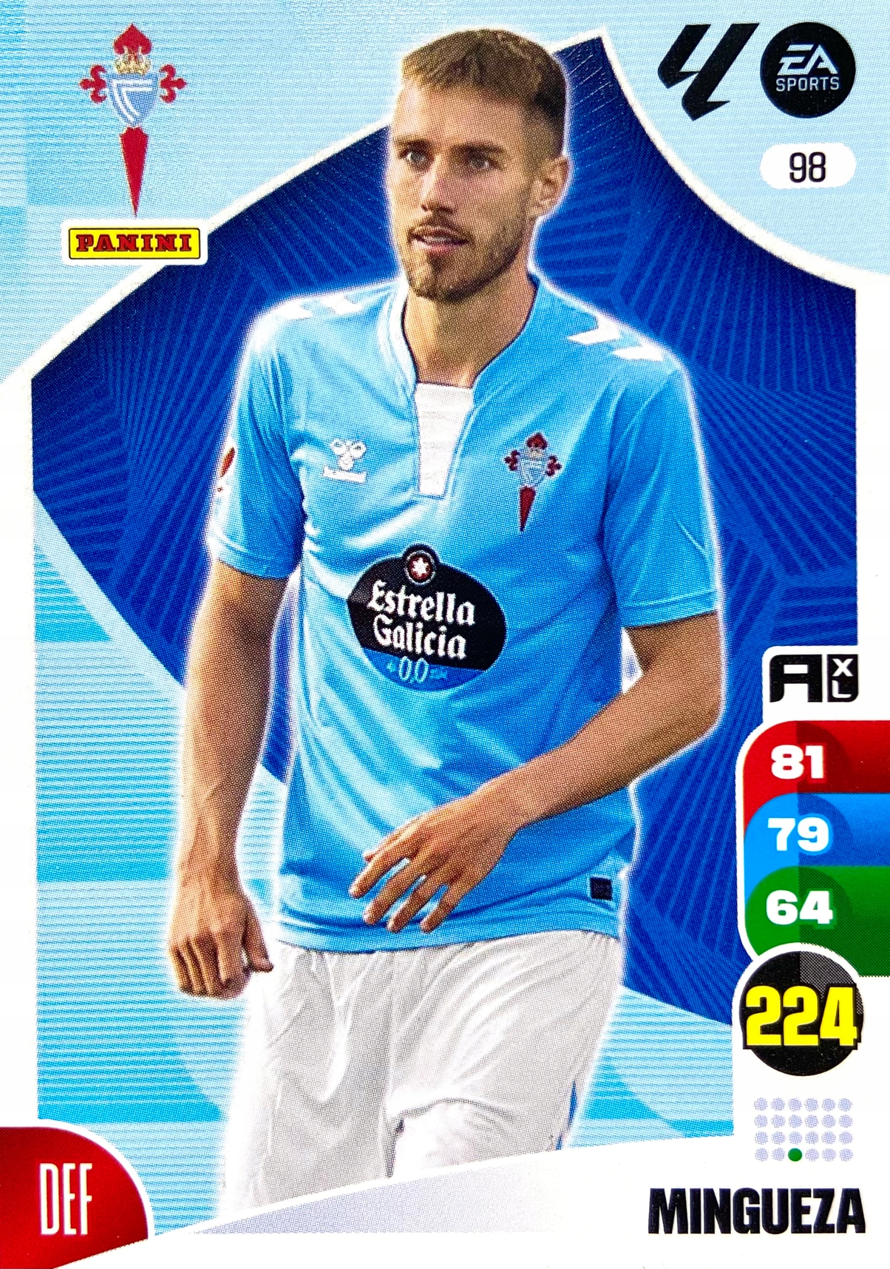 Panini La Liga 2024-25 2025 Base 98 Mingueza Rc Celta