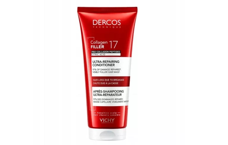 Vichy Dercos Collagen 17 Filler Odżywka Ultra-regenerująca 200 ML