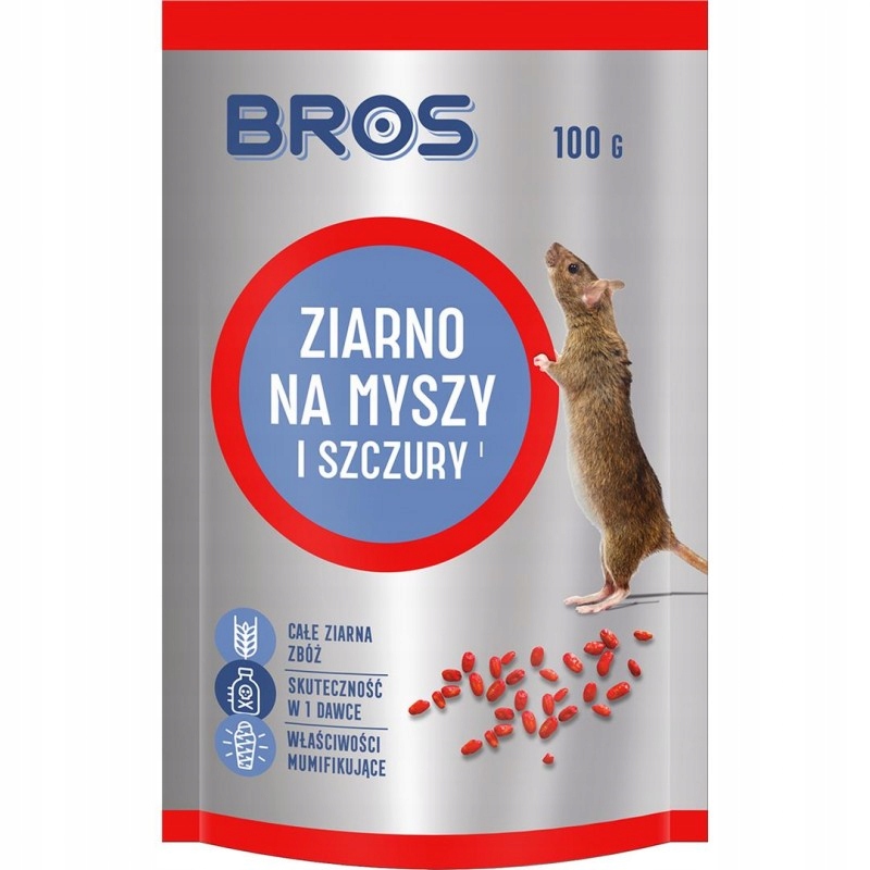 

Trutka na myszy i szczury Bros ziarno 100g