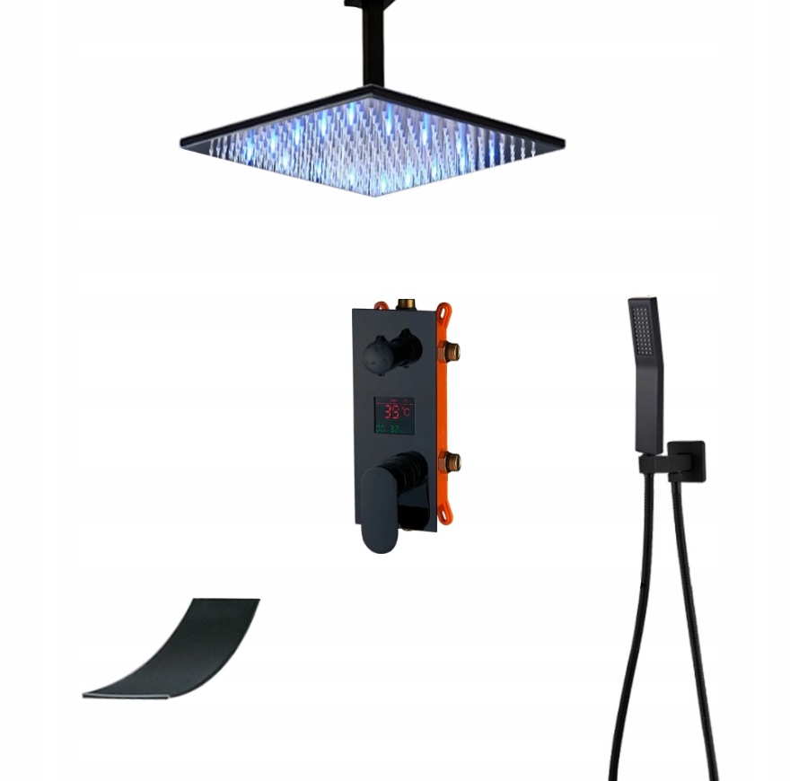 Podomietkový Set Vodopád Led Displej Mat 25 CM