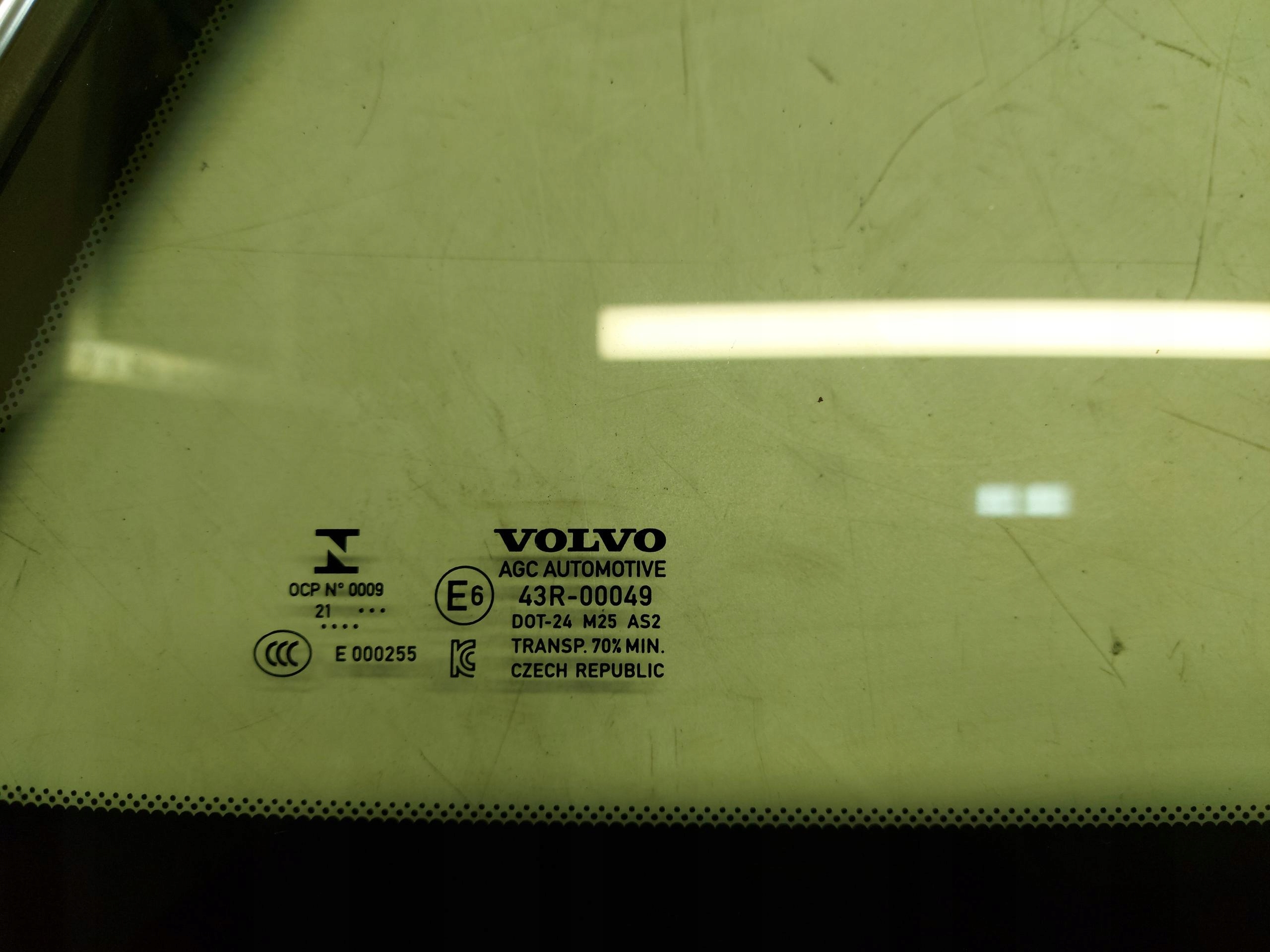 Volvo XC90 II LIFT window rear part right 2021 AS2