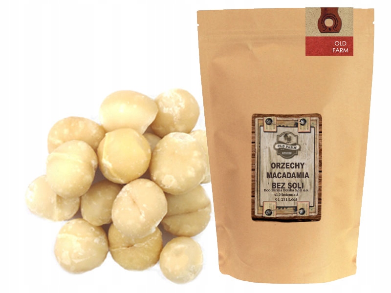 Levně Makadamové Ořechy 1 Kg Loupané Makadamové Loupané