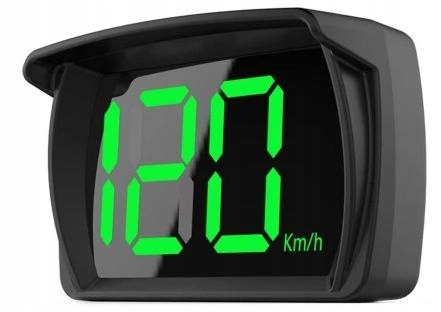Prędkościomierz LED GPS HUD cyfrowy 80x54 mm