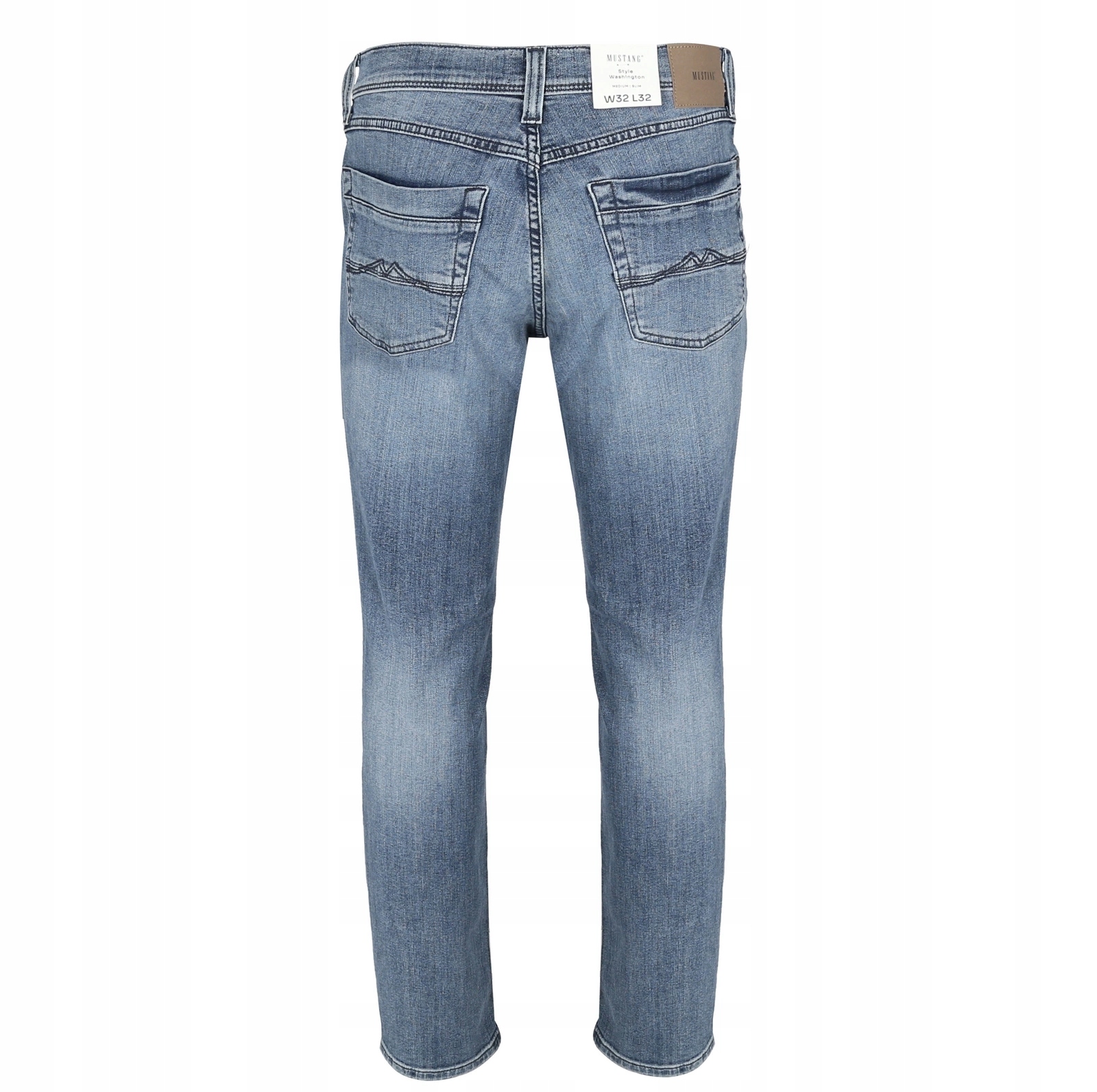Męskie jeansy proste Mustang Washington Denim Blue 1013944-5000-313 33/34