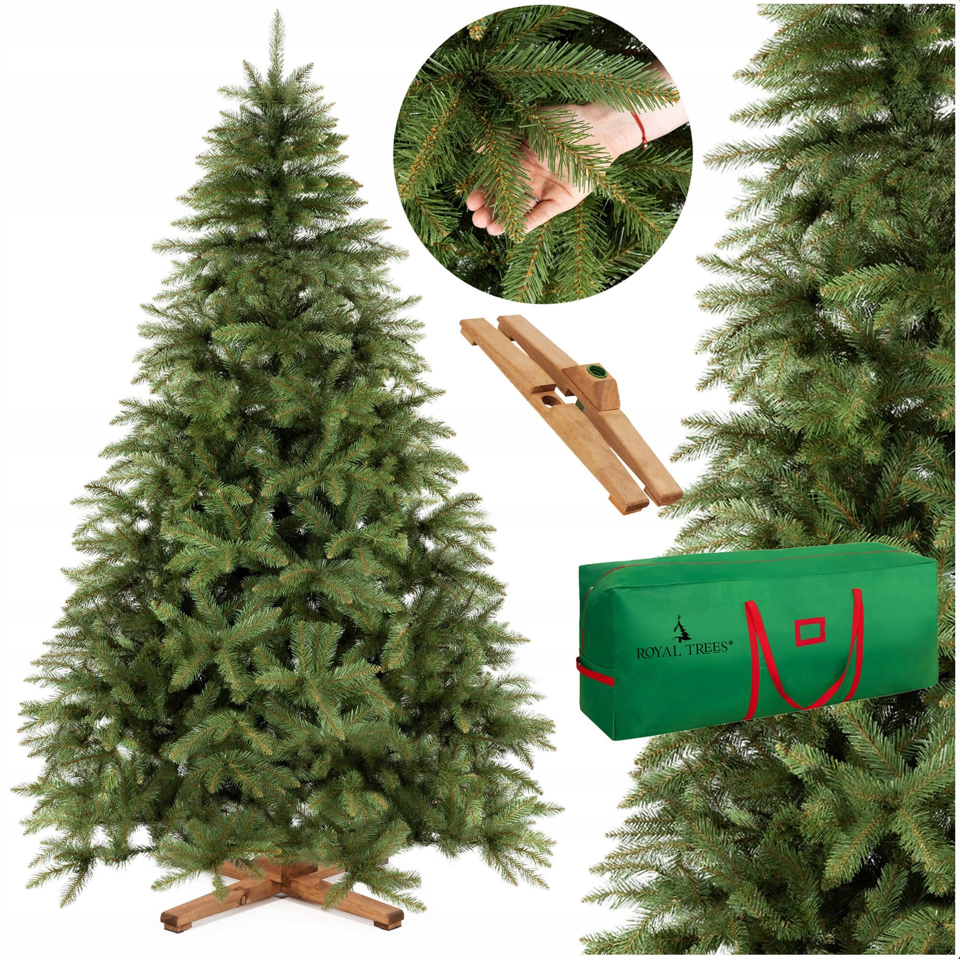 Choinka Sztuczna Świerk Kaukaski Royal Trees Premium Lux 240cm Gęsta Piękna