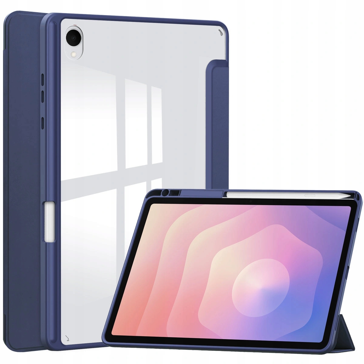 Etui stylowe Bizon do Galaxy Tab S11, case z podstawką, z klapką, cover
