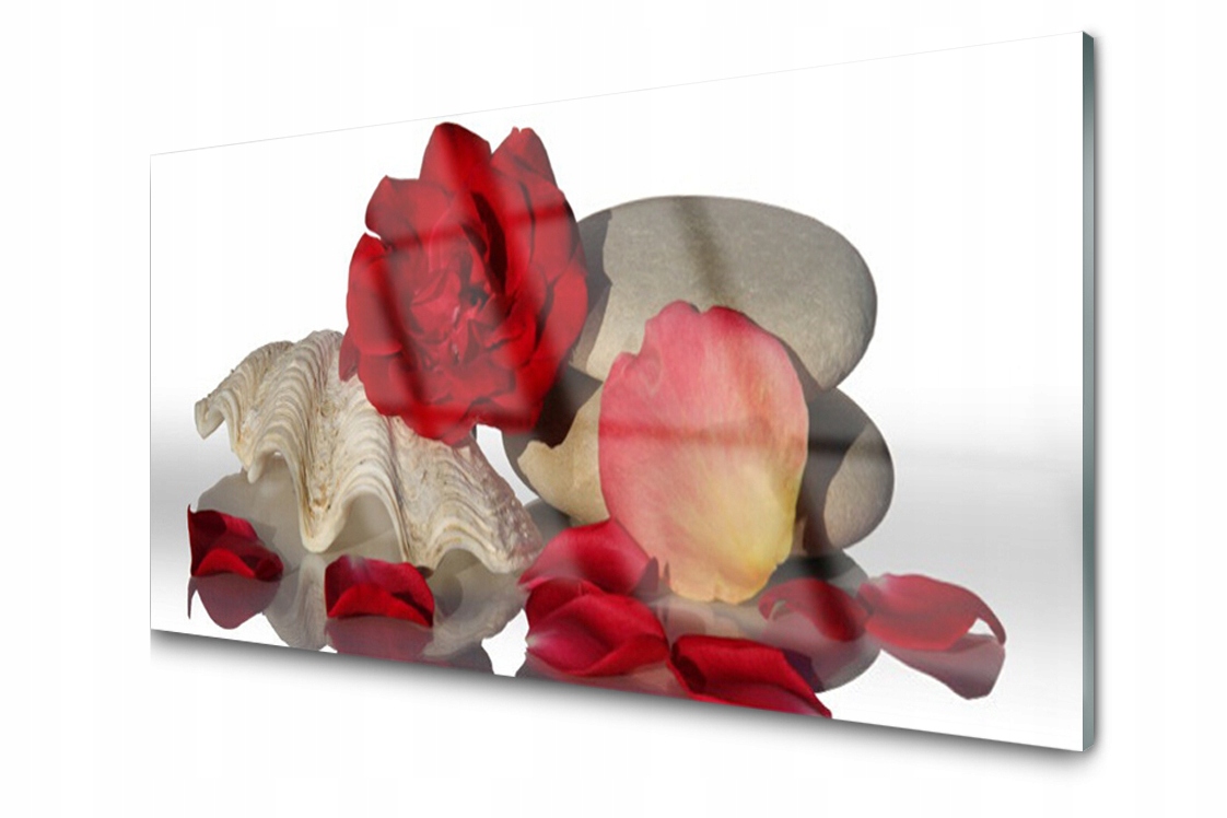 

Panel szklany Płytka Róże Płatki Martwa 140x70