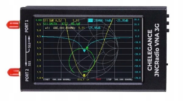 JNCRadio Vna 3G analizator antenowy 50kHz 3GHz