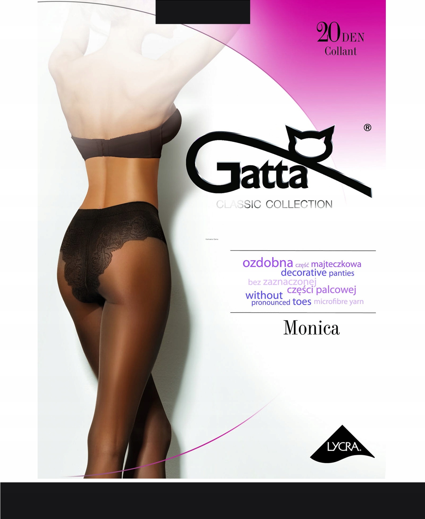 

Gatta Monica Rajstopy damskie Mf wz.00/2-S/Nero