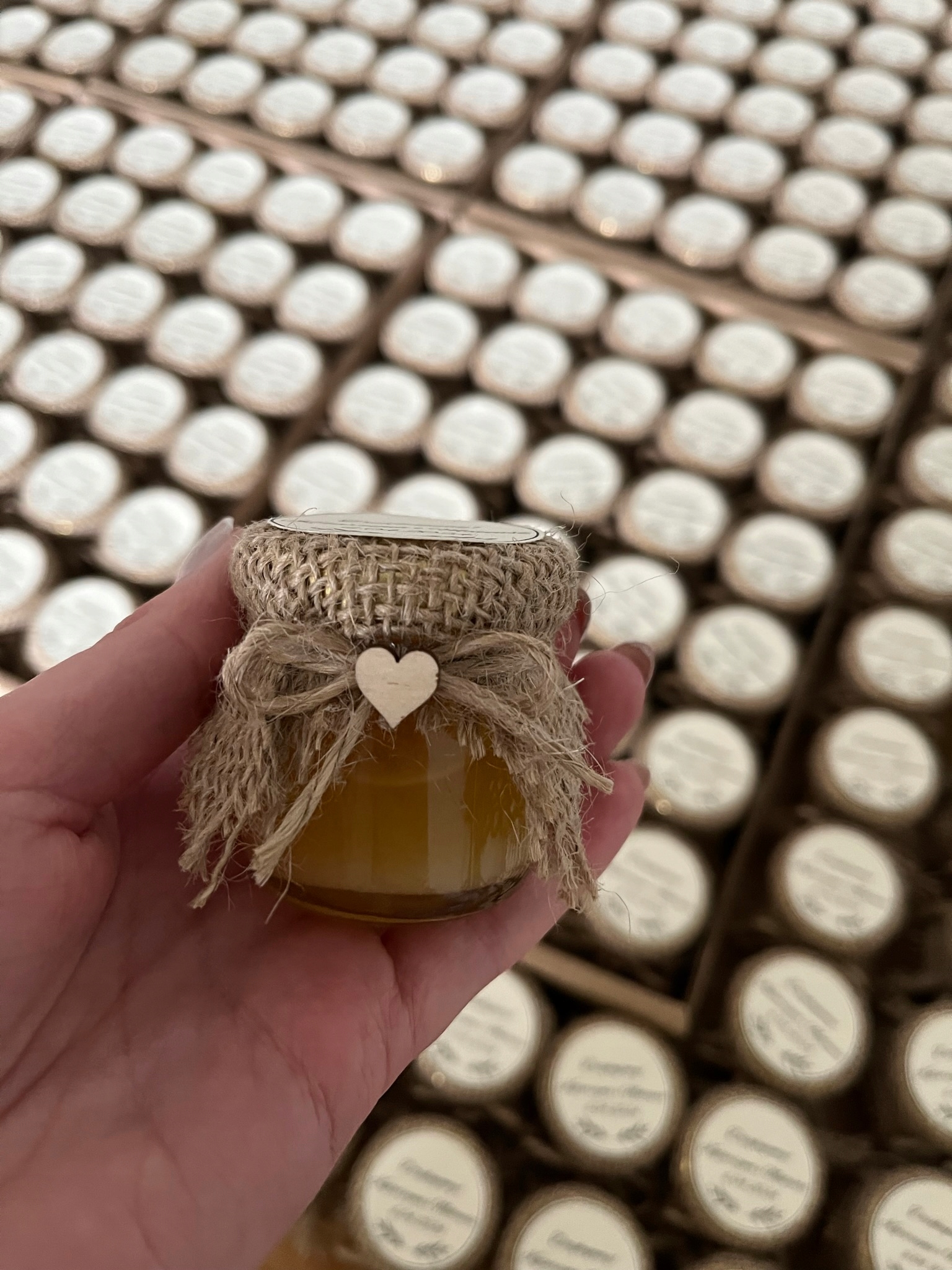 PODZIĘKOWANIA DLA GOŚCI miód, herbata, cukierki