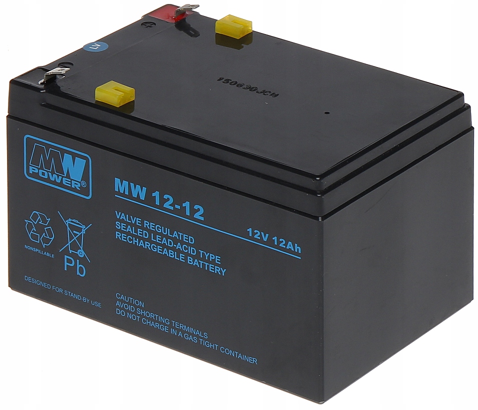 

Akumulator Mw 12-12 Agm 12V/12AH-MW