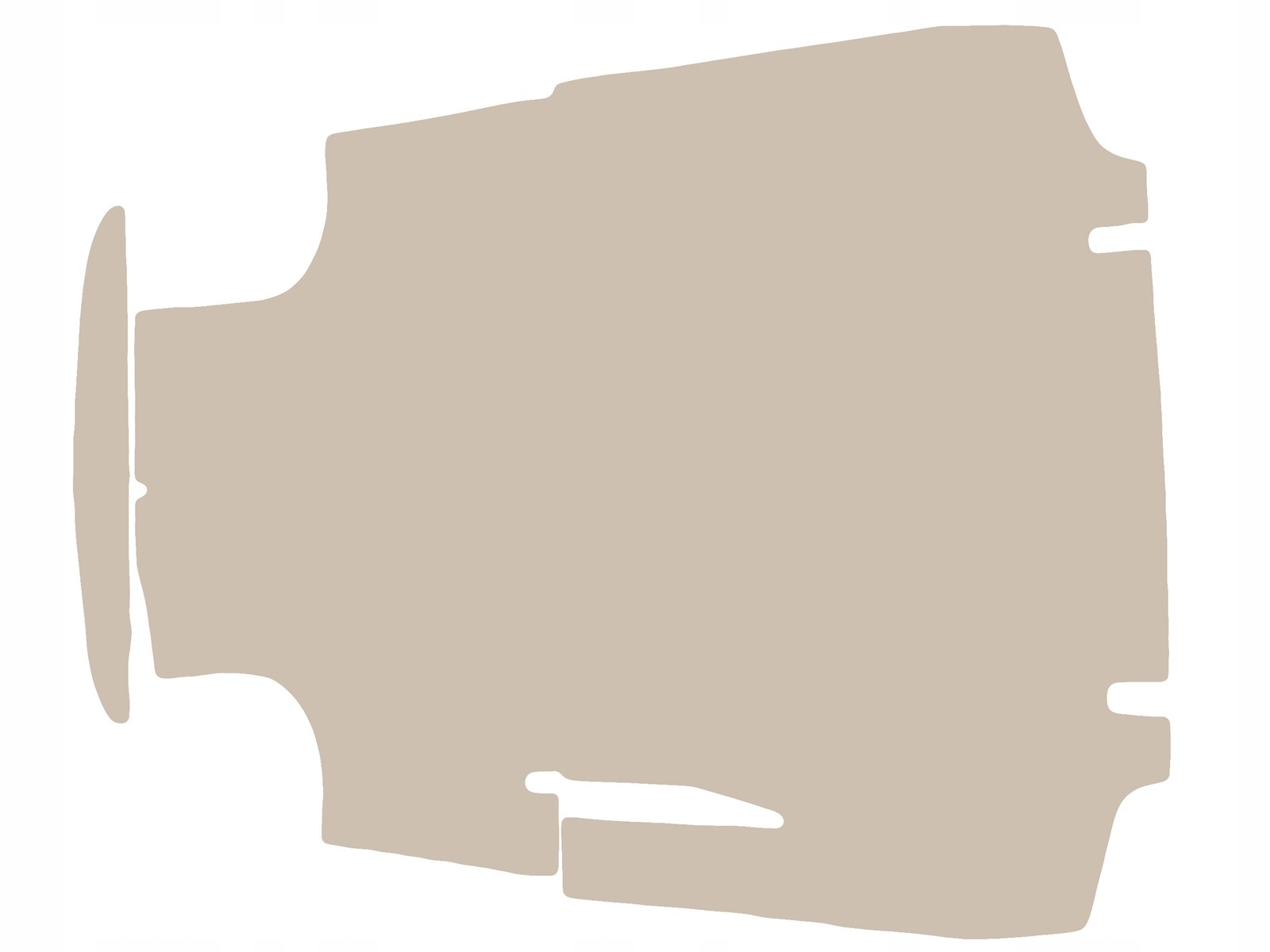 Dywaniki samochodowe C. BEŻ do Trabant 500/600