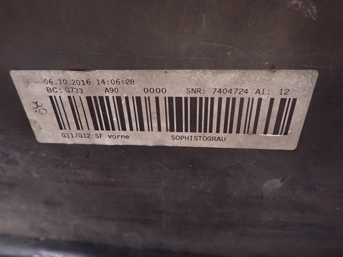 bumper front front BMW 7 G11 G12 2015- 7404724