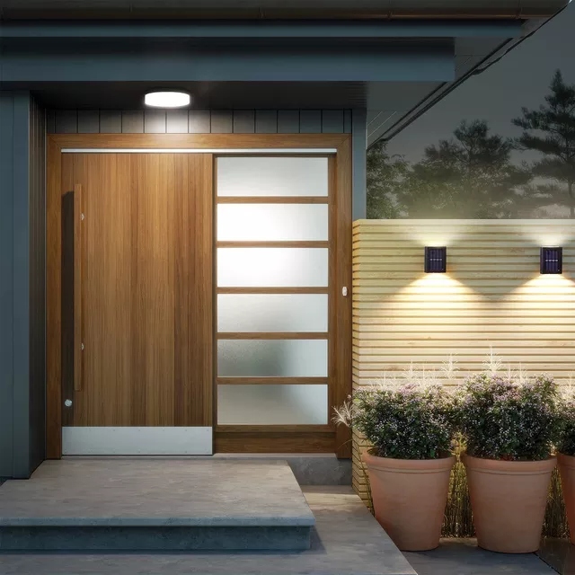 LAMPKI SOLARNE OGRODOWE LAMPA SOLARNA KINKIET Rodzaj gwintu zintegrowane źródło LED