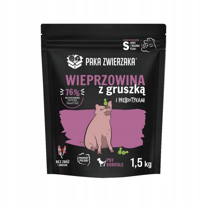 Levně Paka Zwierzaka Seventh Heaven Vepřové s hruškou „s“ 1,5 kg