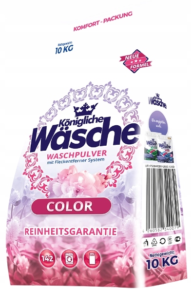 Königliche Wäsche prášek na barevné prádlo 10 kg