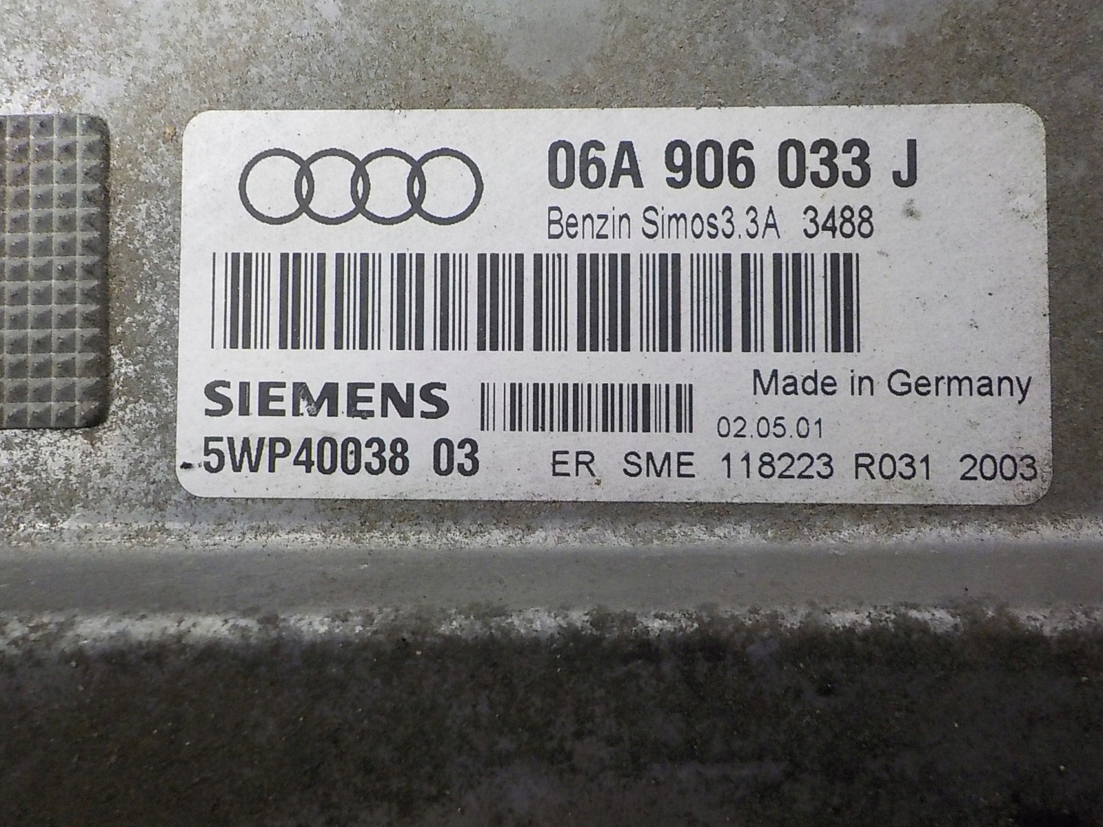 AUDI Computer Bedienteil 06A906033J 5WP4003803