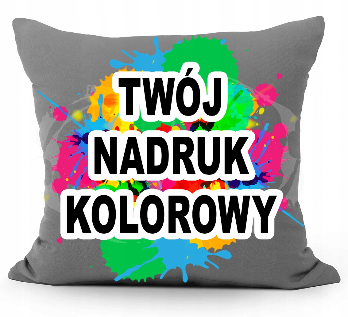 

Poduszka Z Własnym Nadrukiem Szara