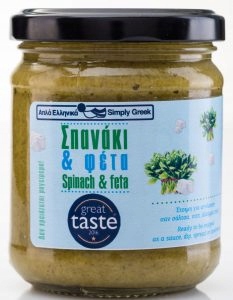 

Pasta-Dip Szpinak & Ser Feta produkt Grecki