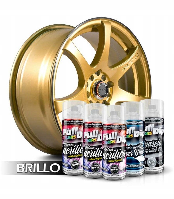 

FullDip Zestaw do renowacji felg Solar Gold