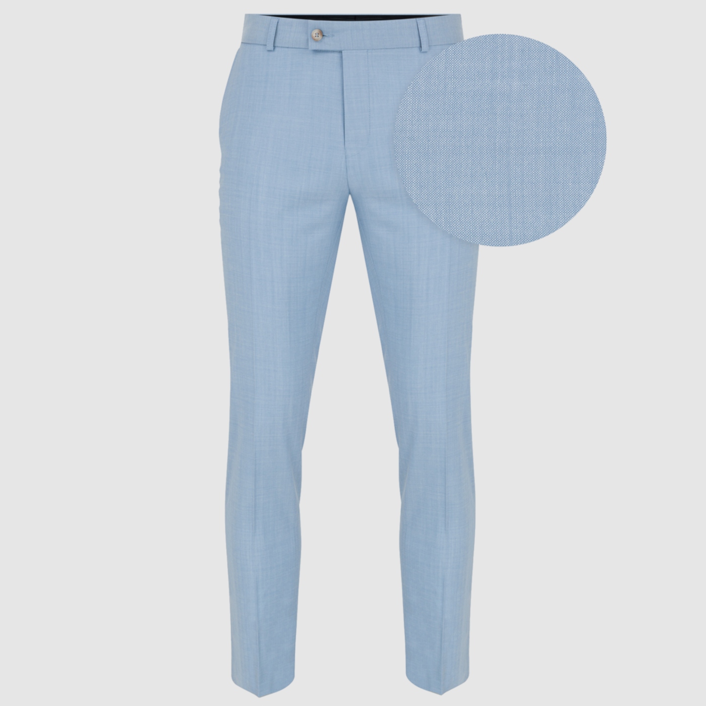 Modré pánské oblekové kalhoty 100% vlna Pako Lorente 176/100